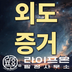 시흥 외도 증거 수집